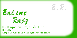 balint rajz business card